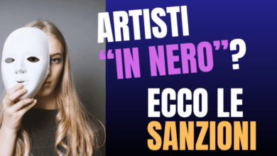 Usi Artisti "in nero"? Ecco le sanzioni!