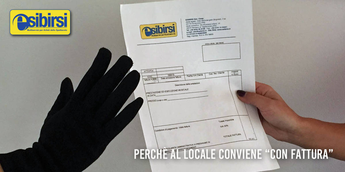 fattura e non in nero