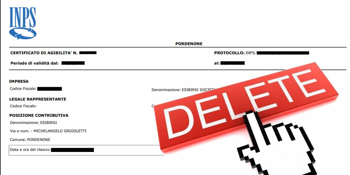 fare e cancellare agibilita