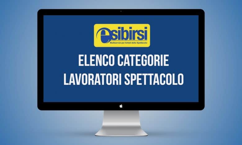 elenco categorie lavoratori delo spettacolo