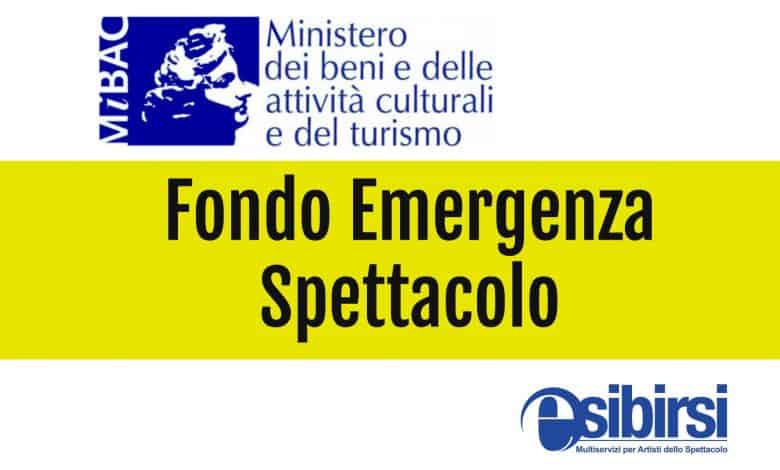 Fondo emergenza spettacolo