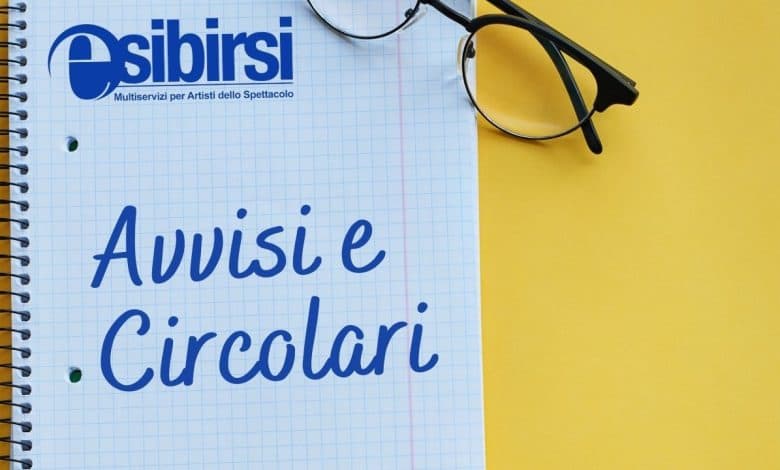Avvisi e Circolari Soci Esibirsi