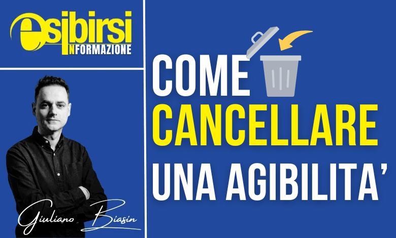 come cancellare una agibilità