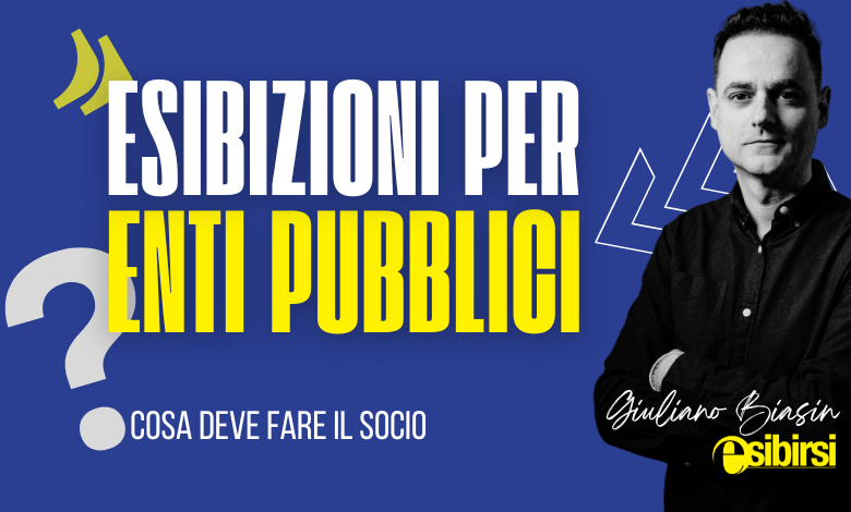 Esibizioni per enti pubblici cosa deve fare il socio della cooperativa esibirsi