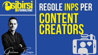 Regole INPS per Content Creators