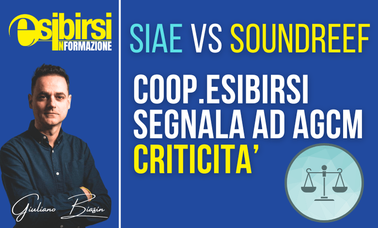 Cooperativa Esibirsi segnala ad AGCM le criticita nella gestione del diritto dautore