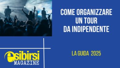 Una band indipendente durante una tappa del loro tour