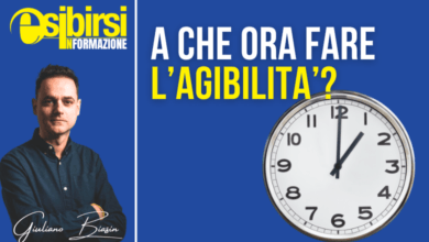 A che ora va fatta l'agibilità?
