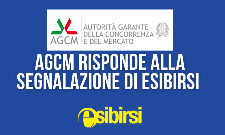 AGCM risponde alla segnalazione di Esibirsi