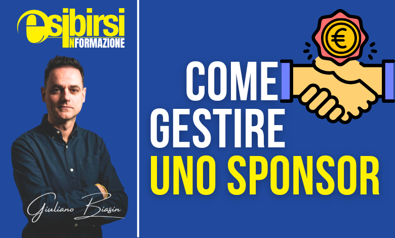 come gestire uno sponsor